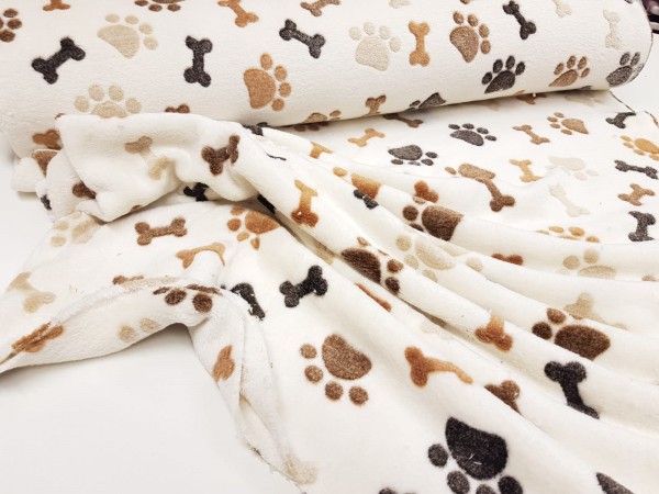 Welsoft- tačke in kosti na smetana podlagi