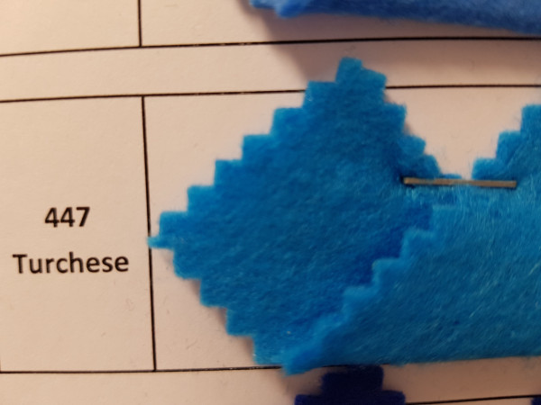 Filc 1,5 mm turkizna