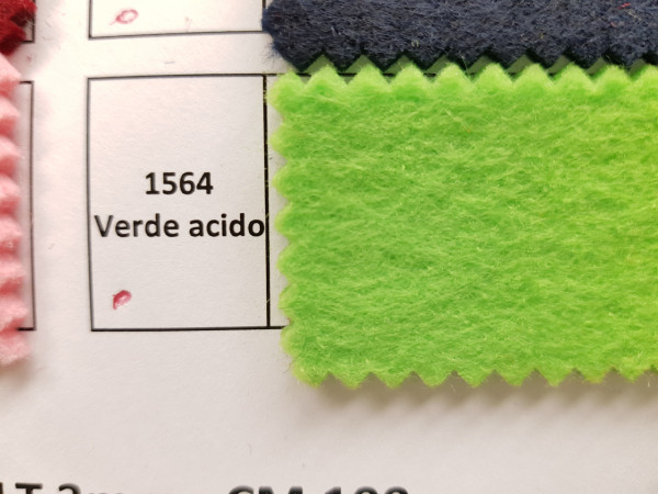 Filc 3 mm živo zelena