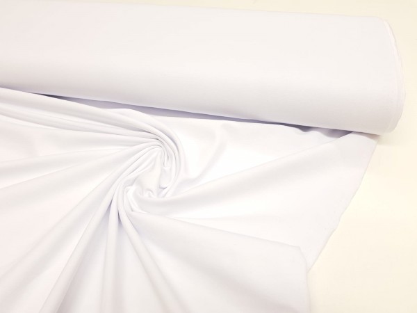 Jersey, bombažni- bela