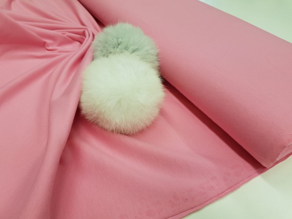 Jersey, bombažni-živahno roza