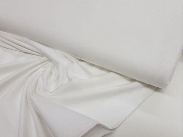 Jersey, bombažni-,zelo lepa off white,zelo svetla smetana