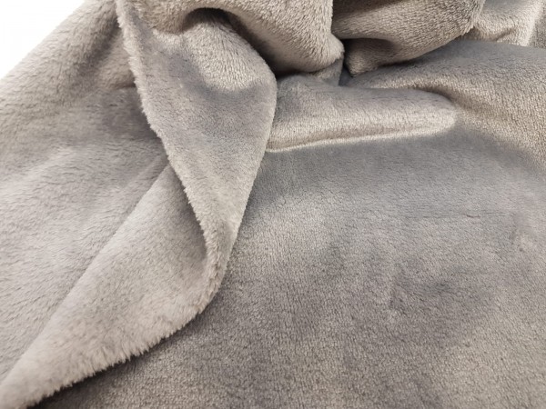 Velur coral-svetlo siva