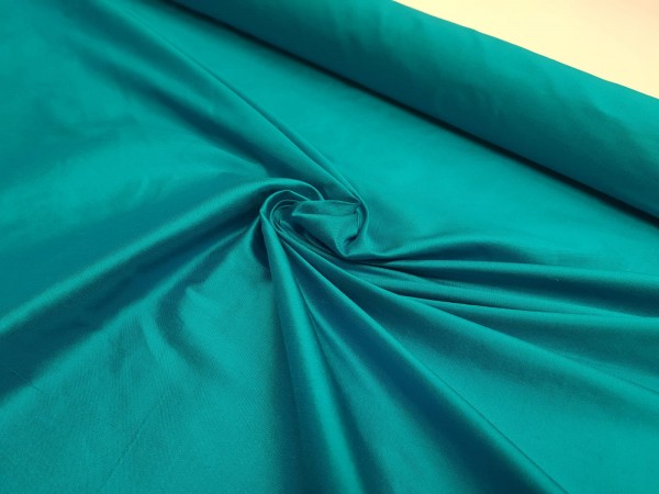 Svila šantung- turkizna