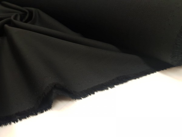 Bombažni poplin GOTS organic- črna barva