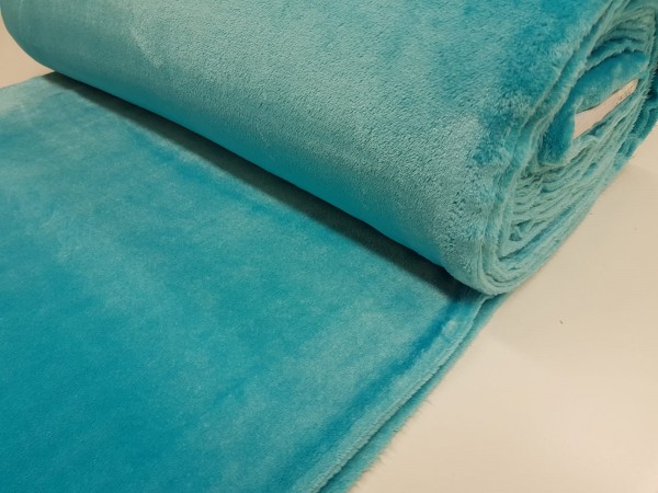 Velur coral-turkizno zelena