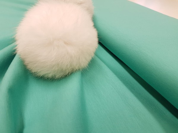 Jersey, bombažni-mint zelena