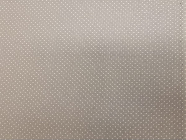 Bombažno platno- 2 mm pike siva z belimi pikami 