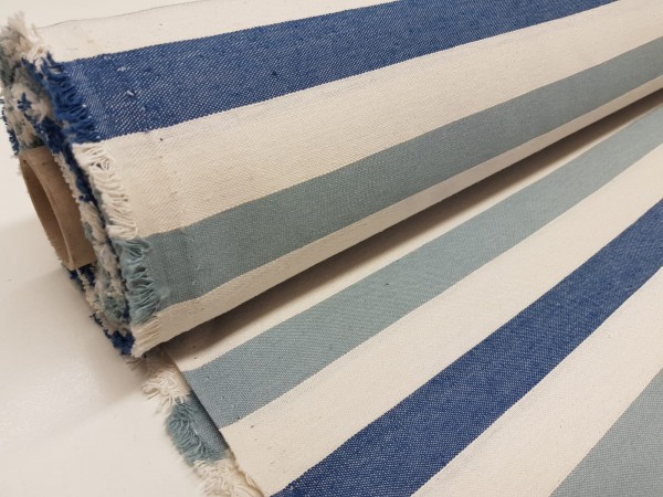 VODOODBOJEN DEKOR,teflon črte, modre , ŠIRINE 280 CM