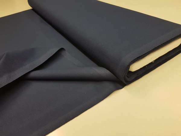 Bombažno platno, poplin - zelo kvalitetno bombažno platno v modri barvi