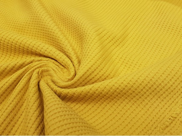 Bombažni jersey, vafel- oker