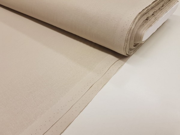 Bombažno platno, poplin - zelo kvalitetno bombažno platno v natur barvi