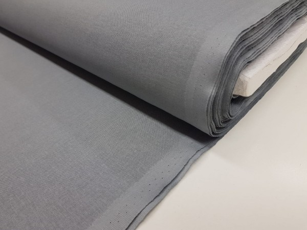 Bombažno platno, poplin - zelo kvalitetno bombažno platno v srednje sivi barvi