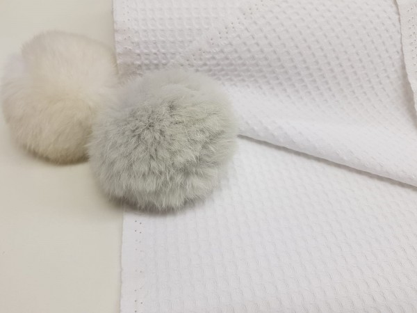 Vafel,wafel,bombažni,premium-bela