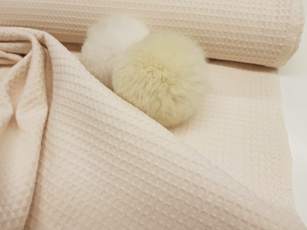 Vafel,wafel,bombažni,premium-smetana