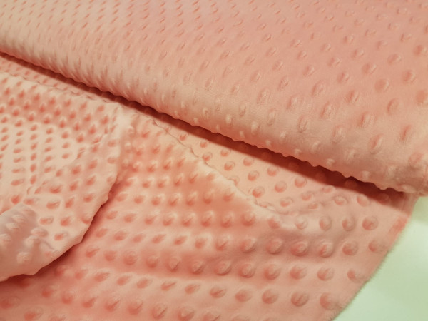 Minky-nežna fluo roza 